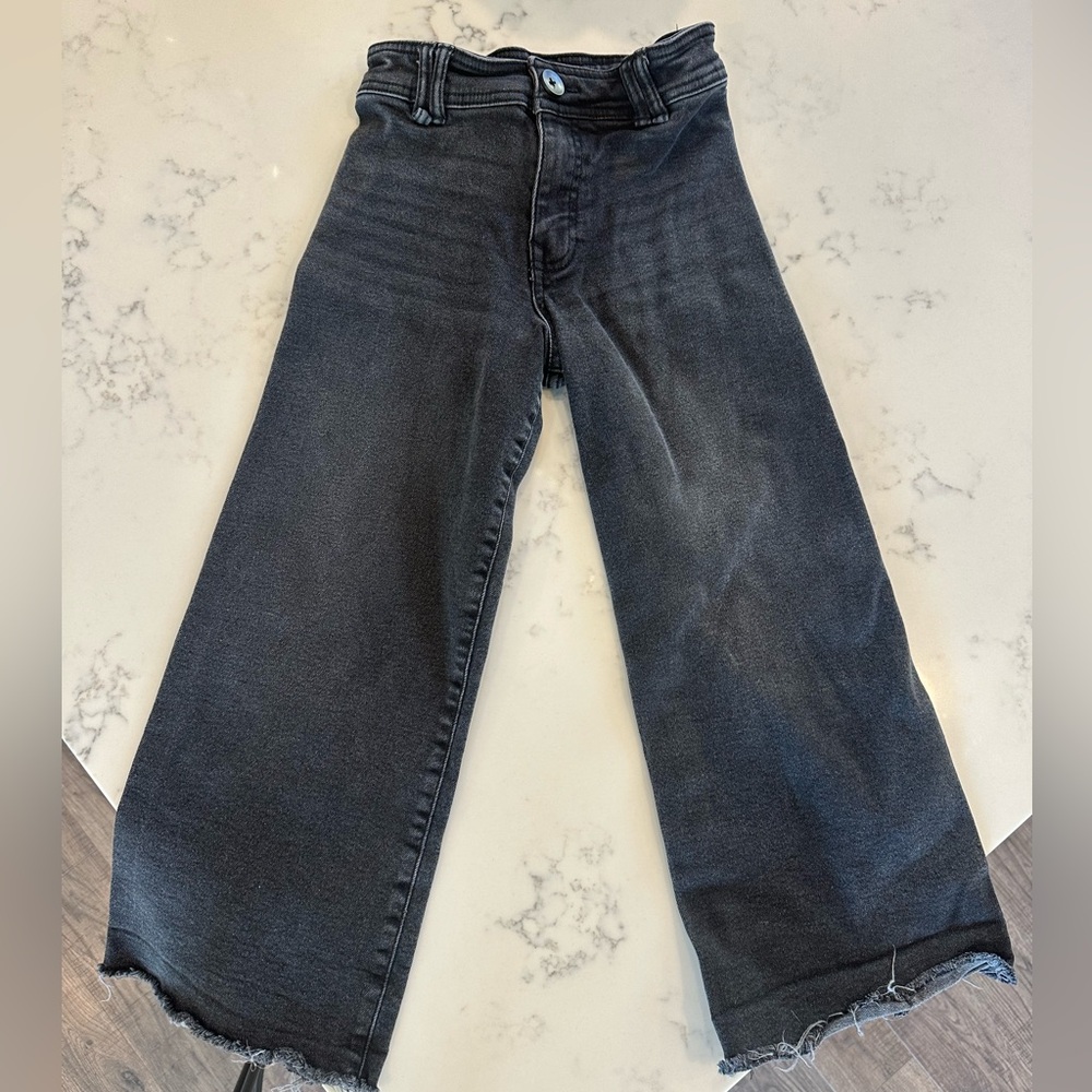Zara girl size 7 black jeans